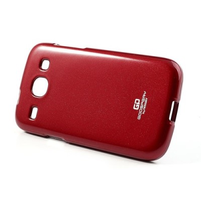 Mercury raudonas Samsung Galaxy Core TPU kieto silikono dėklas (nugarėlė) / Priedai.lt