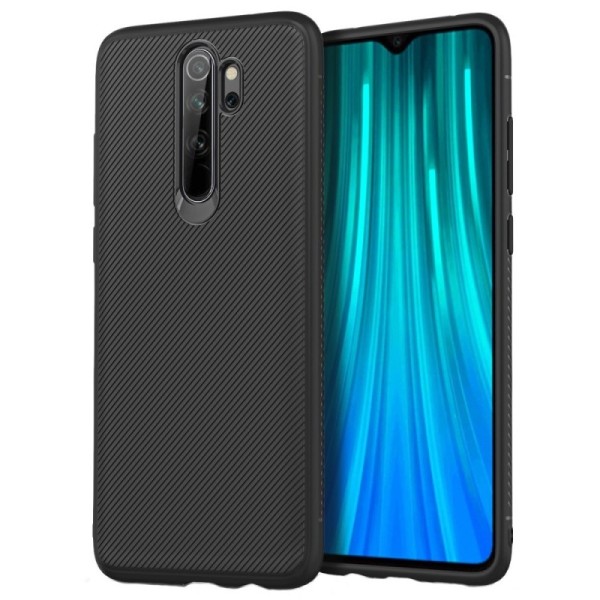 „Jazz“ kieto silikono (TPU) dėklas - juodas (Redmi Note 8 Pro)