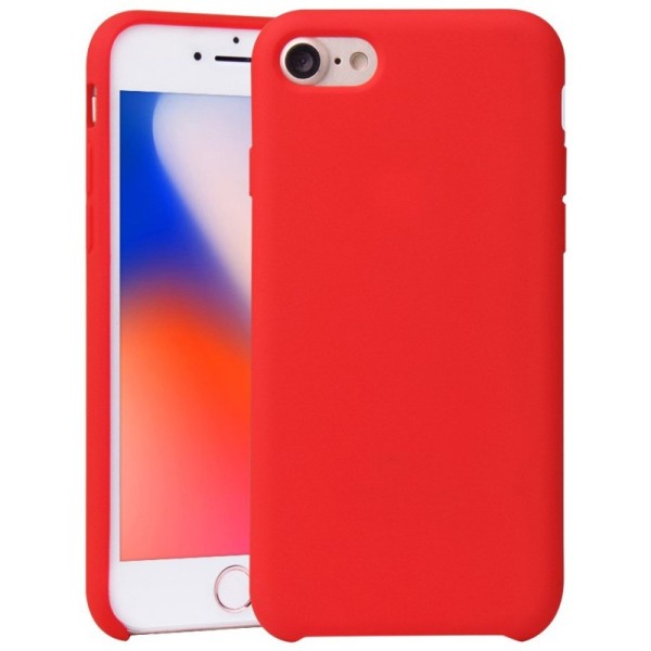 "Shell" cieta silikona (TPU) vāciņš - sarkans (iPhone 7 / 8 / SE 2020 / SE 2022)