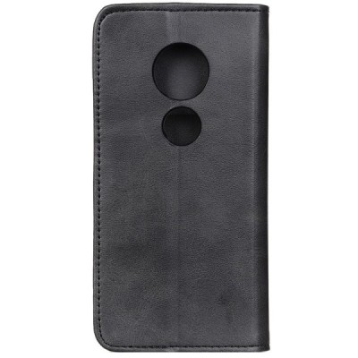 Nokia 7.2 (Nokia 6.2) „Shell“ sērijas melns ādas atvērams maciņš / Vacins.lv