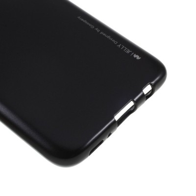 Samsung Galaxy A70 (A705F) Mercury melns cieta silikona (TPU) apvalks / vacins.lv