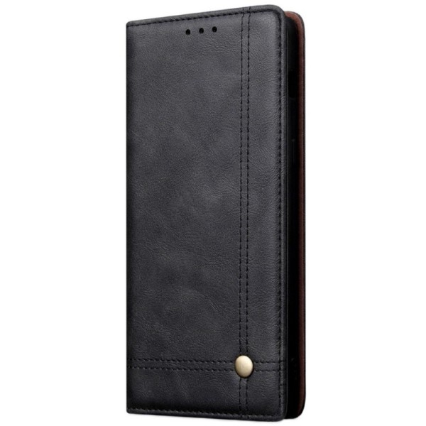 „Deluxe“ atvēramais maciņš - melns (Xperia 10)