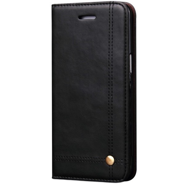 „Deluxe“ atvēramais maciņš - melns (Galaxy A50 / A50s / A30s)