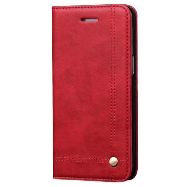 „Deluxe“ atverčiamas dėklas - raudonas (Galaxy A50 / A50s / A30s)