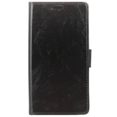 Sony Xperia 10 (XA3) atverčiamas juodas odinis dėklas - piniginė / Priedai.lt