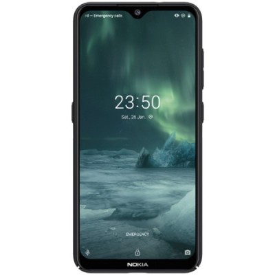 Nokia 7.2 Nillkin Frosted Shield melns vāciņš | Vacins.lv