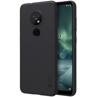 Nokia 7.2 Nillkin Frosted Shield melns vāciņš | Vacins.lv