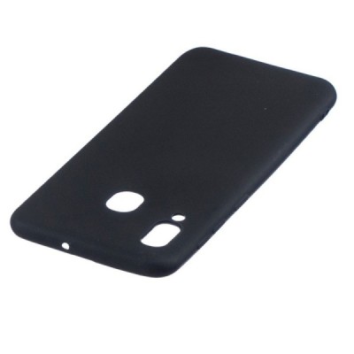 Samsung Galaxy A40 (A405F) cieta silikona (TPU) melns vāciņš | Vacins.lv