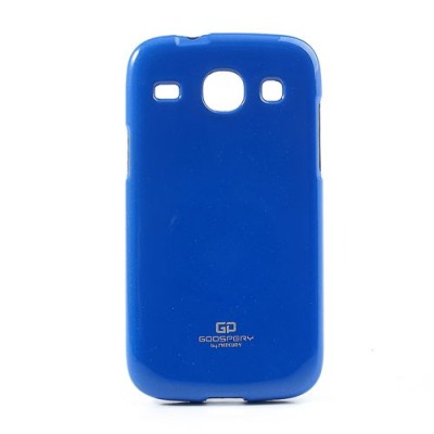 Mercury mėlynas Samsung Galaxy Core TPU kieto silikono dėklas (nugarėlė) / Priedai.lt