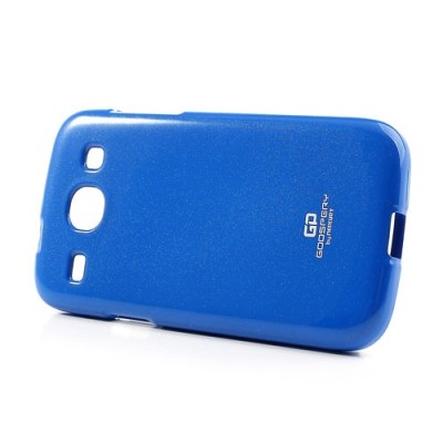 Mercury mėlynas Samsung Galaxy Core TPU kieto silikono dėklas (nugarėlė) / Priedai.lt