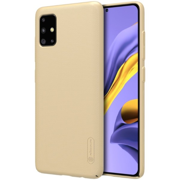 „Nillkin“ Frosted Shield dėklas - auksinis (Galaxy A51)