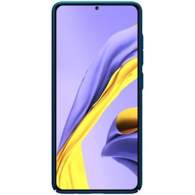 Samsung Galaxy A51 (A515F) Nillkin Frosted Shield mėlynas plastikinis dėklas | Priedai.lt