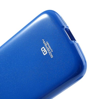 Mercury mėlynas Samsung Galaxy Core TPU kieto silikono dėklas (nugarėlė) / Priedai.lt
