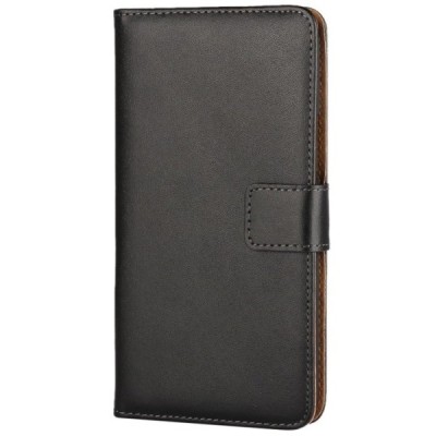 HTC 10 (Lifestyle) atvēramais ādas melns Casual vāciņš (maks) | Vacins.lv