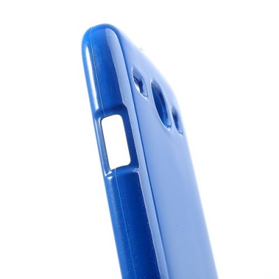 Mercury mėlynas Samsung Galaxy Core TPU kieto silikono dėklas (nugarėlė) / Priedai.lt