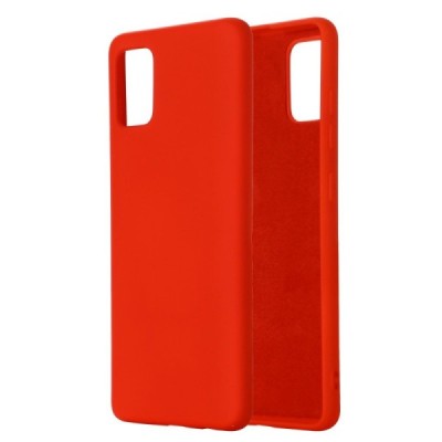 Samsung Galaxy A51 (A515) Shell kieto silikono TPU raudonas dėklas - nugarėlė | Priedai.lt