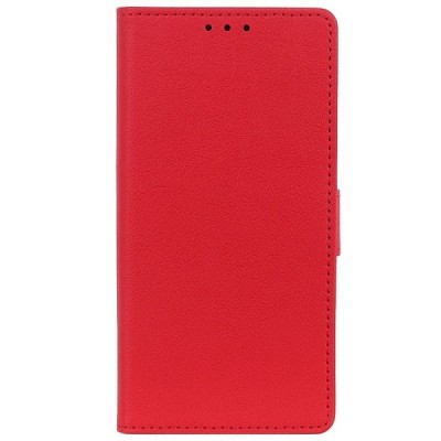 Xiaomi Redmi Note 8T atvēramais ādas sarkans maciņš, grāmata (maks) | Vacins.lv