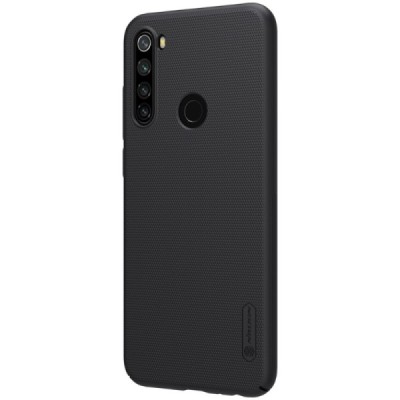 Xiaomi Redmi Note 8T Nillkin Frosted Shield melns vāciņš, apvalks | Vacins.lv