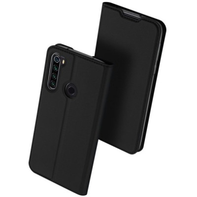 Xiaomi Redmi Note 8T Dux Ducis Skin sērijas melns atvērams maciņš, maks | Vacins.lv