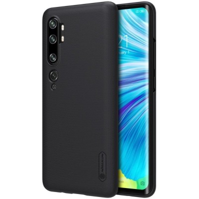 Xiaomi Mi Note 10 (10 Pro) Nillkin Frosted Shield juodas plastikinis dėklas | Priedai.lt