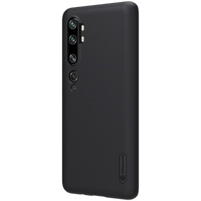 Xiaomi Mi Note 10 (10 Pro) Nillkin Frosted Shield juodas plastikinis dėklas | Priedai.lt