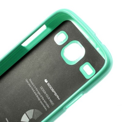 Mercury mėtinis Samsung Galaxy Core TPU kieto silikono dėklas (nugarėlė) / Priedai.lt