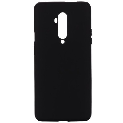 OnePlus 7T Pro Shell kieto silikono TPU juodas dėklas - nugarėlė | Priedai.lt