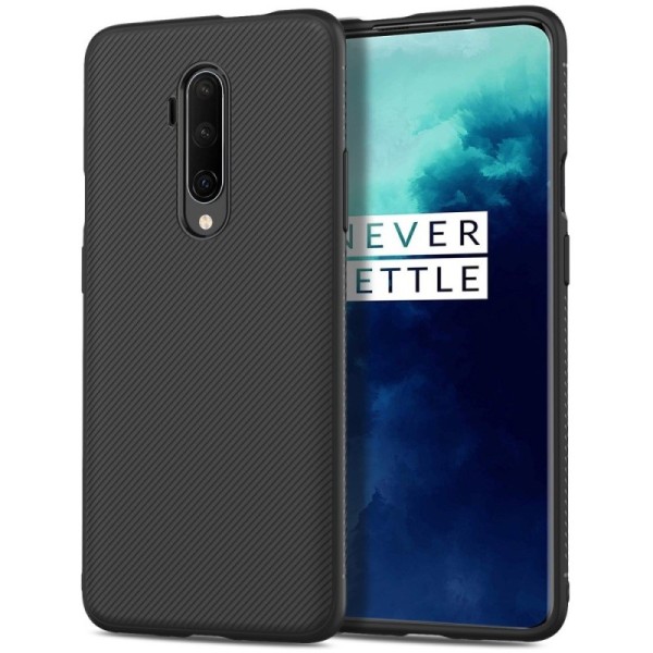 „Jazz“ kieto silikono (TPU) dėklas - juodas (OnePlus 7T Pro)