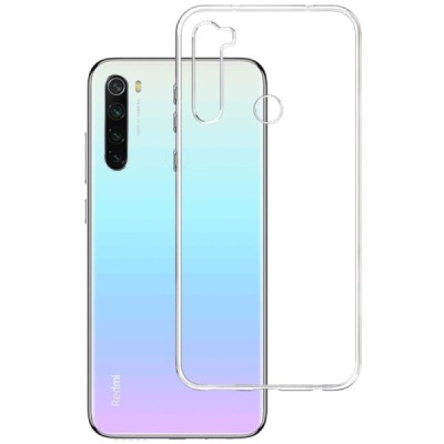 Xiaomi Redmi Note 8T dzidrs (caurspīdīgs) cieta silikona TPU pasaulē planākais pelēks apvalks | Vacins.lv
