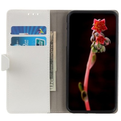 Samsung Galaxy S10 Lite (G970) atvēramais ādas balts maciņš (maks) | Vacins.lv