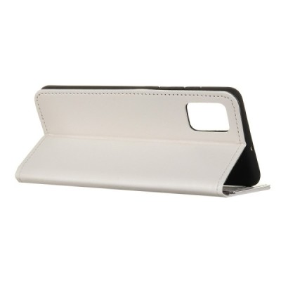 Samsung Galaxy S10 Lite (G970) atvēramais ādas balts maciņš (maks) | Vacins.lv