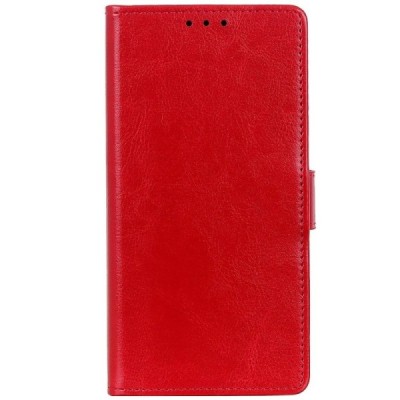 Samsung Galaxy S10 Lite (G970) atvēramais ādas sarkans maciņš (maks) | Vacins.lv