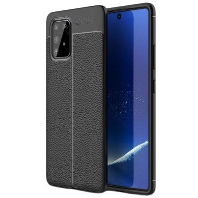 Samsung Galaxy S10 Lite (G970) FOCUS cieta silikona (TPU) melns apvalks | vacins.lv