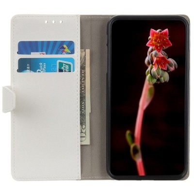 Samsung Galaxy Note10 Lite (N770F) atverčiamas baltas odinis dėklas - piniginė | Priedai.lt