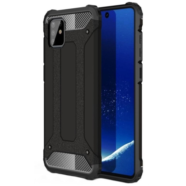 Sustiprintos apsaugos dėklas - juodas (Galaxy Note10 Lite)