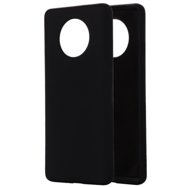 „Shell“ cieta silikona (TPU) apvalks - melns (OnePlus 7T)