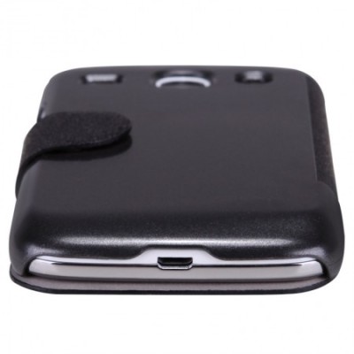 Samsung Galaxy Core „Nillkin“ Fresh atvēramais melns futrālis / Vacins.lv