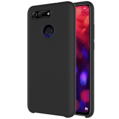 Huawei Honor View 20 (V20) kieto silikono TPU juodas dėklas - nugarėlė | Priedai.lt