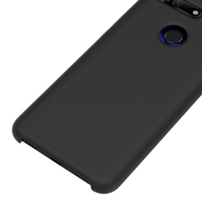 Huawei Honor View 20 (V20) cieta silikona (TPU) melns apvalks | vacins.lv
