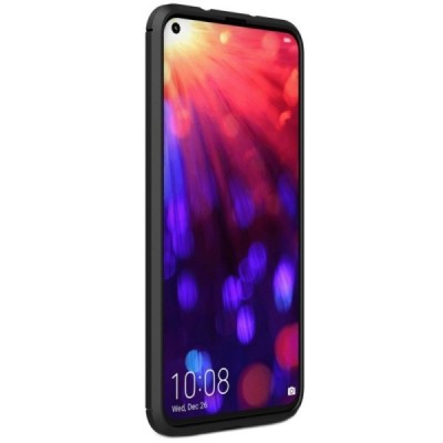 Huawei Honor View 20 (V20) cieta silikona (TPU) melns apvalks | vacins.lv