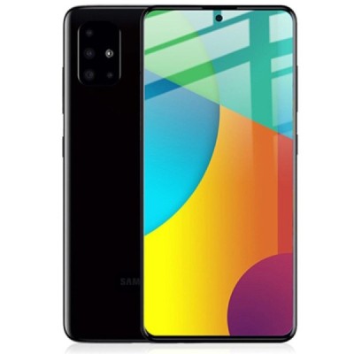 Samsung Galaxy A51 (A515) apsauginis ekrano stiklas „Mocolo“ 9H Tempered Glass (juodas, pilnai dengiantis) 0.26 mm | Priedai.lt