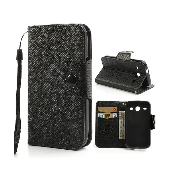 „MLT“ atvēramais futrālis - melns (Galaxy Core)