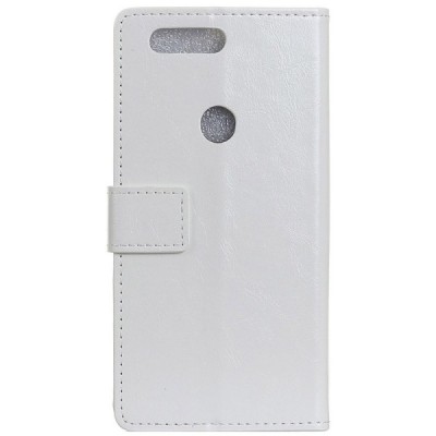 Huawei Honor View 20 (V20) atvēramais ādas balts maciņš, grāmata (maks) | Vacins.lv