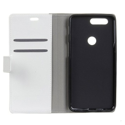 Huawei Honor View 20 (V20) atvēramais ādas balts maciņš, grāmata (maks) | Vacins.lv