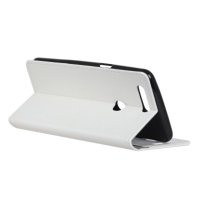 Huawei Honor View 20 (V20) atvēramais ādas balts maciņš, grāmata (maks) | Vacins.lv