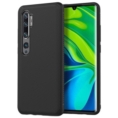 Xiaomi Mi Note 10 (10 Pro) cieta silikona (TPU) melns apvalks | vacins.lv