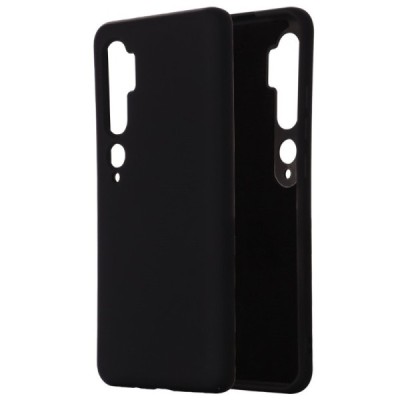 Xiaomi Mi Note 10 (10 Pro) Shell kieto silikono TPU juodas dėklas - nugarėlė | Priedai.lt
