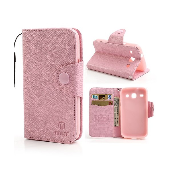 „MLT“ atverčiamas dėklas - rožinis (Galaxy Core)