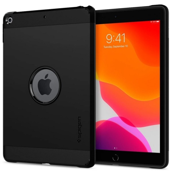 „Spigen“ Tough Armor pastiprinātas aizsardzības apvalks - melns (iPad 10.2 2019 / 2020 / 2021)