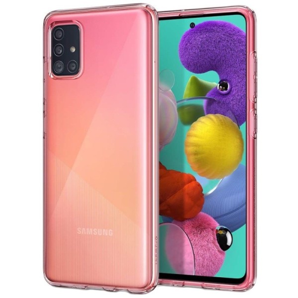 Cieta silikona (TPU) apvalks - dzidrs (Galaxy A51)